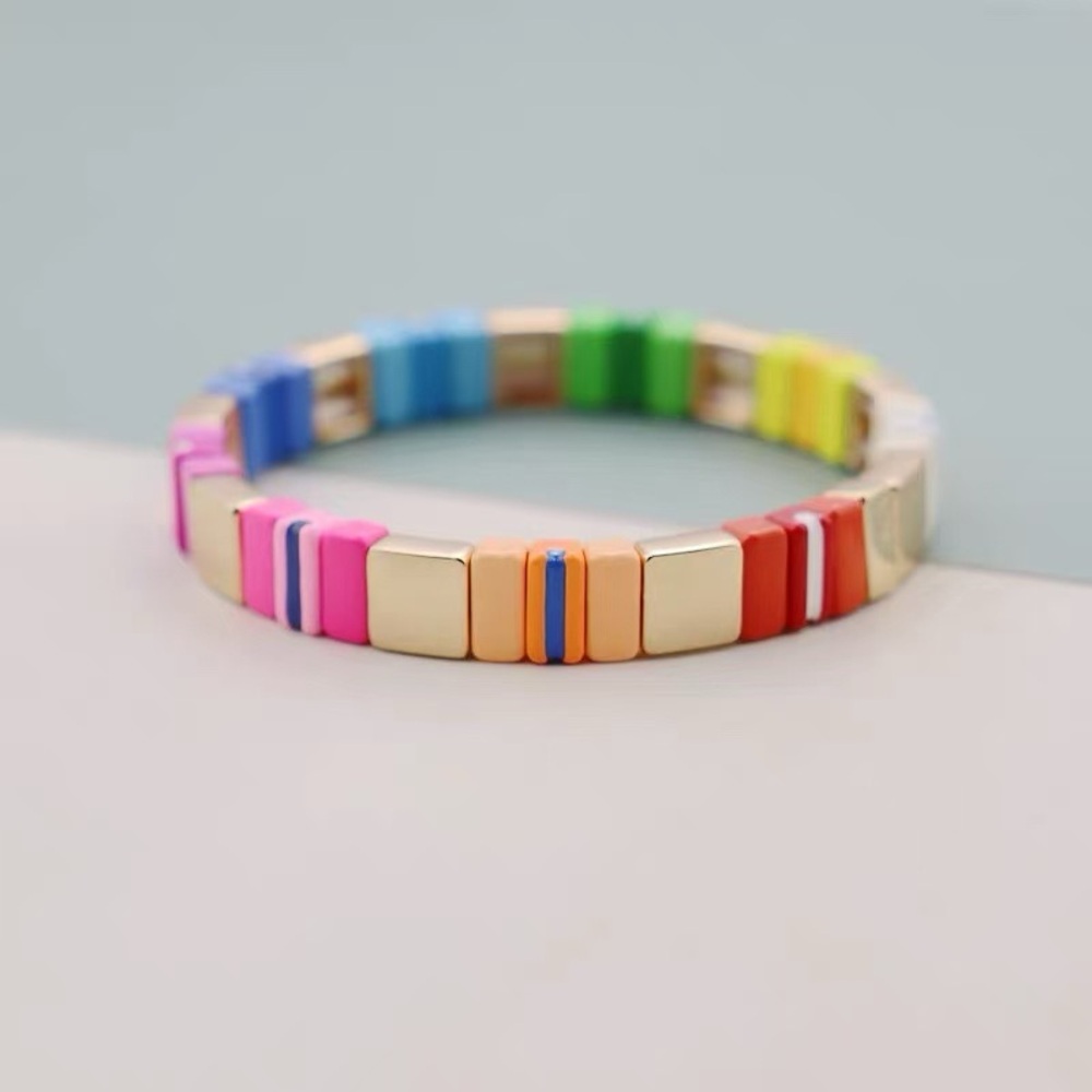 Roxanne Assoulin - Rainbow Brite Bit X Bit Colorful Stretch Bracelet